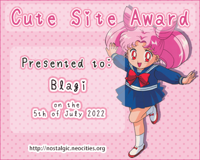 cute site award